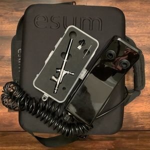 Kett airbrush kit with pro artist makeup bag.